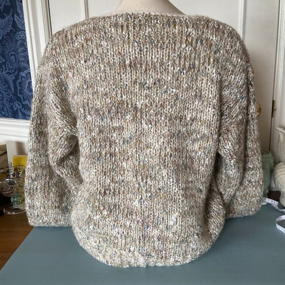 Vintage Eaton Sweater - Multi flecked colour - Size Large - Picture 5 of 11